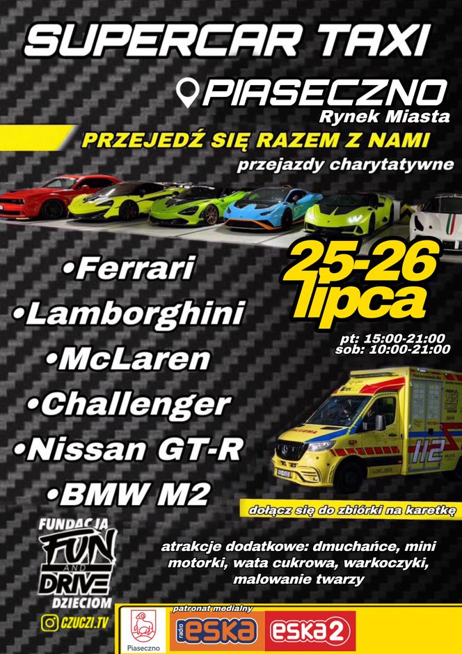 Supercar Taxi w Piasecznie