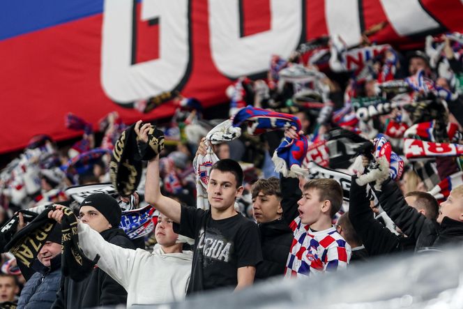 Kibice na meczu Górnik Zabrze - Legia Warszawa