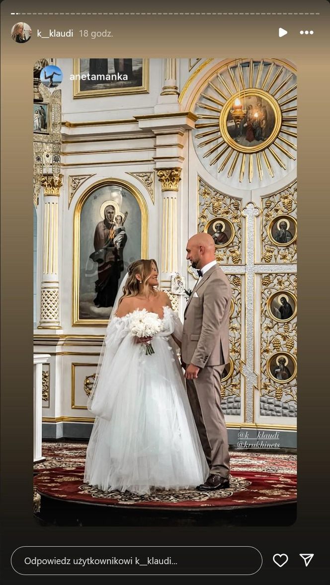 Tak wyglądał ślub Klaudii i Valentyna