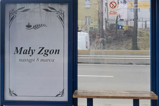 Mały Zgon nastąpi 8 marca. Zagadkowe plakaty pojawiły się w śląskich miastach. O co chodzi?