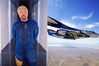 Richard Branson leci w kosmos. Miliarder ma 70 lat! Co może pójść nie tak?