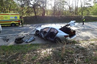 Wypadek na Wale Miedzeszyńskim