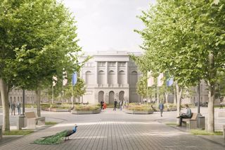 Zwycięski projekt koncepcji Kampusu Centralnego UW