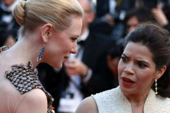 Skandal w Cannes, fan wszedł pod sukienkę Ameriki Ferrery