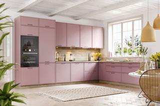 Różowa kuchnia - inspiracje
