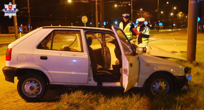 Wypadek na rondzie Krupskiego. Nie żyje 22-latek