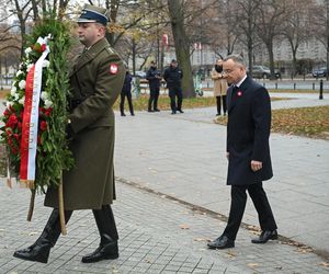 Prezydent złożył wieńce przed pomnikiem