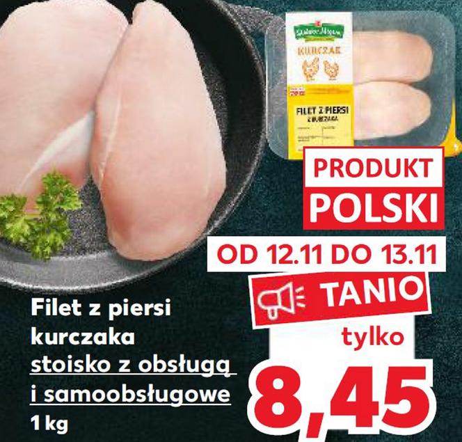 Filet z piersi kurczaka 8,45 zł/ 1 kg 