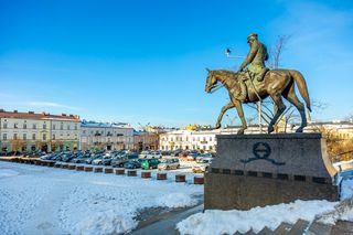 Plac Wolności w Kielcach przed przebudową