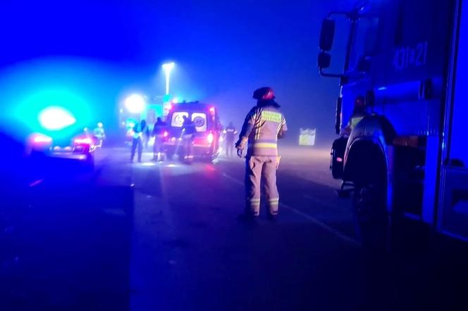 Krytyczny stan rowerzystki potrąconej na drodze Sława-Przybyszów