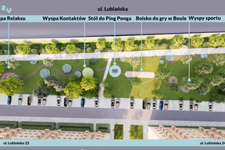 W Krakowie powstaje kolejny park kieszonkowy. To projekt z budżetu obywatelskiego