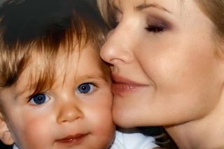 Joanna Racewicz i syn