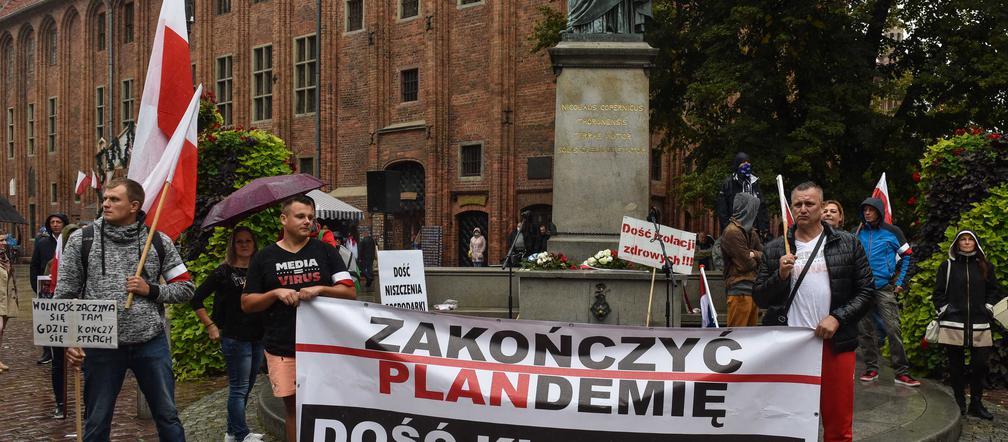 Tak wyglądał protest Zakończyć plandemię w Toruniu