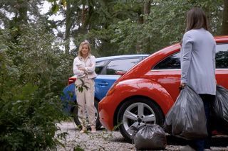 M jak miłość, odcinek 1836. Magda (Anna Mucha), Julia (Marta Chodorowska)