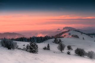 Szczawnica. Uzdrowisko zimą 