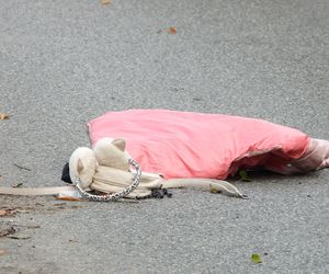 Dziewczynki potrącone na przejściu