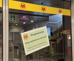 Utrudnienia w metrze w Warszawie (3.07.2025)