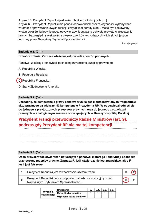 Matura 2025 WOS rozszerzony: odpowiedzi do wszystkich zadań z arkusza CKE - Formuła 2015 [13.05.2025]