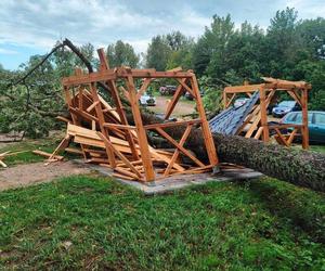 Nawałnice przeszły przez Polskę. Najwięcej interwencji na Warmii i Mazurach [ZDJĘCIA]