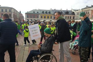 I love green na Rynku Wielkim w Zamościu