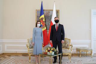 Spotkanie Dudy z prezydent Mołdawii. Takiego komplementu dawno nie słyszeliśmy