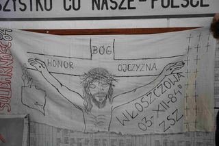 Na planie filmu Znak sprzeciwu we Włoszczowie