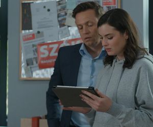 Barwy szczęścia, odcinek 3247. Błażej (Piotr Ligienza), Weronika (Maria Świłpa)