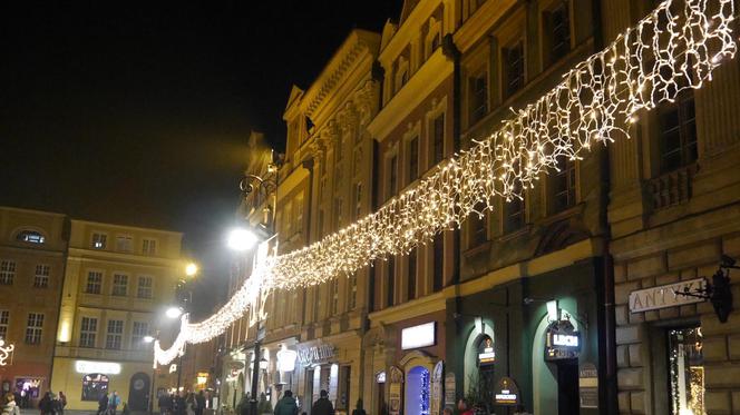 Świąteczne iluminacje w Poznaniu