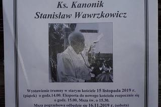 Ks. Stanisław Wawrzkowicz miał 81 lat