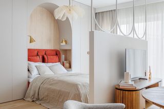 Mieszkanie w kolorze terakoty