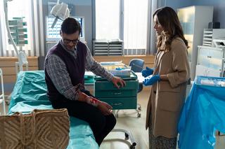 Na dobre i na złe odc. 865: Hania (Marta Żmuda Trzebiatowska), Miłosz (Mikołaj Roznerski)