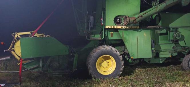 Mężczyzna wciągnięty do wnętrza kombajnu. Tragiczna śmierć w Małopolsce