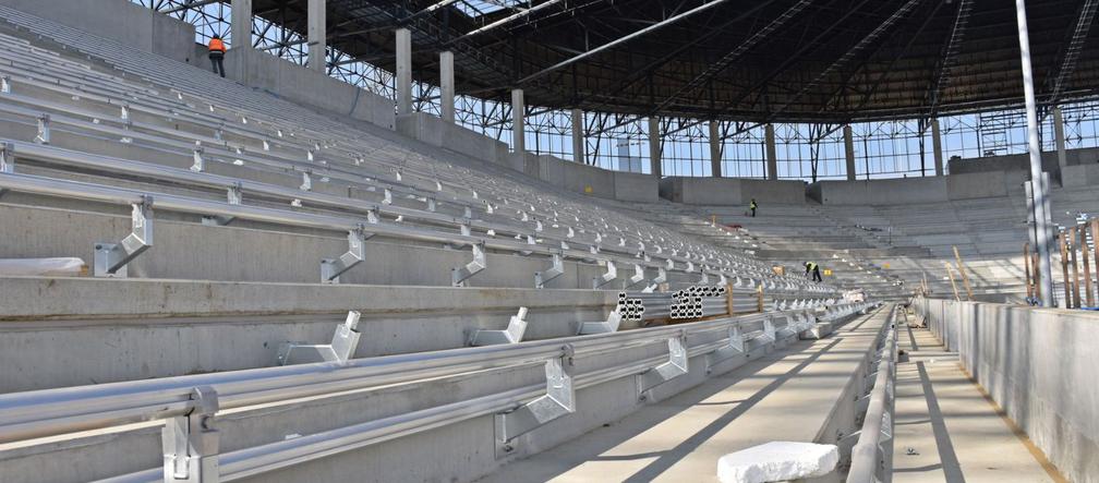 Budowa stadionu w Szczecinie - maj 2020