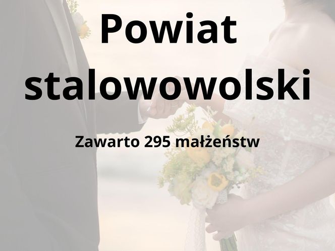 W tych powiatach na Podkarpaciu zawarto najwięcej małżeństw 