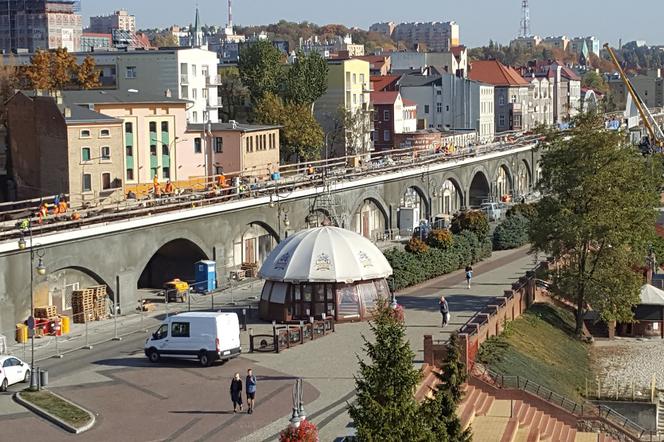 Praca na estakadzie wre.