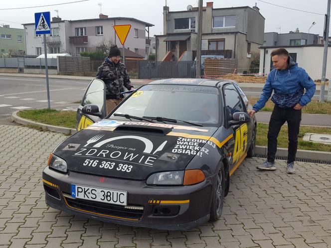 Ostra jazda na Rajdzie Andrzejkowym w Lesznie
