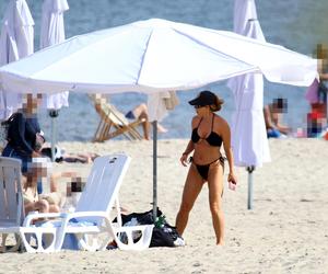  Ewa Skibińska na plaży w Sopocie