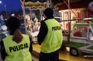 Policja na Jarmarku Bożonarodzeniowym w Szczecinie