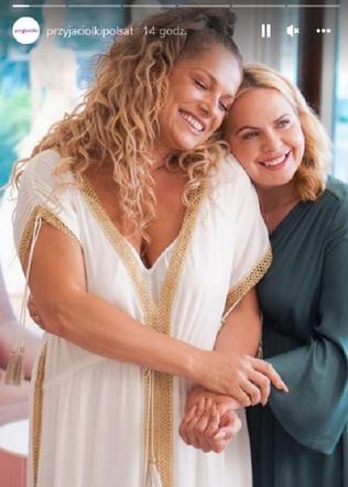 Przyjaciółki 20 sezon odc. 233. Patrycja (Joanna Liszowska), Anka (Magdalena Stużyńska)