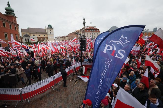 Manifestacja PiS w Warszawie (11.10.2025)