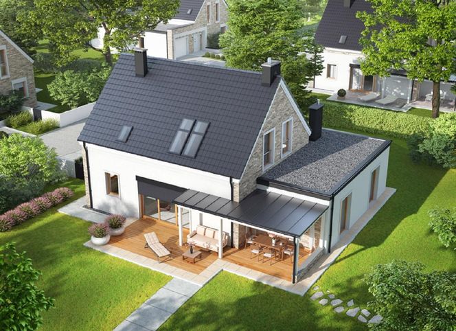 Tradycyjna architektura z nowoczesnymi dodatkami