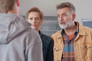 Na sygnale, odcinek 659: Anna (Lea Oleksiak), Wiktor (Wojciech Kuliński), Czarek (Maksymilian Balcerowski)