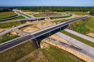 Plac budowy S1 Oświęcim - Dankowice w sierpniu 2024