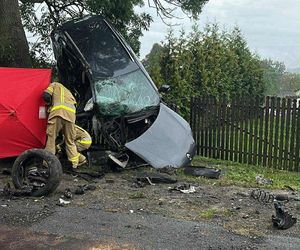 Tragiczny wypadek w Ślęzanach w gminie Lelów