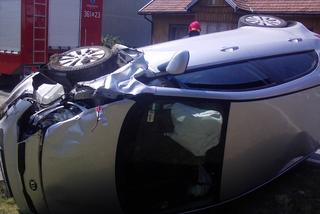 Zderzenie dwóch samochodów w Wojniczu