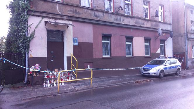 Pożar w Inowrocławiu. Zginęły matka i córki - relacja z miejsca zdarzenia