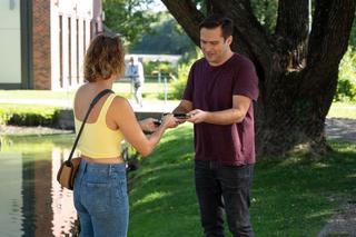 Barwy szczęścia odc. 2770. Beata (Anita Jancia), Damian (Michał Lesień-Głowacki) 