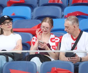 Kibice na meczu Polska - Mołdawia