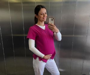 M jak miłość nowy sezon po wakacjach. Kasia (Paulina Lasota) na planie