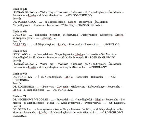 Zmiany w rozkładzie MPK obowiązujące od 13 sierpnia